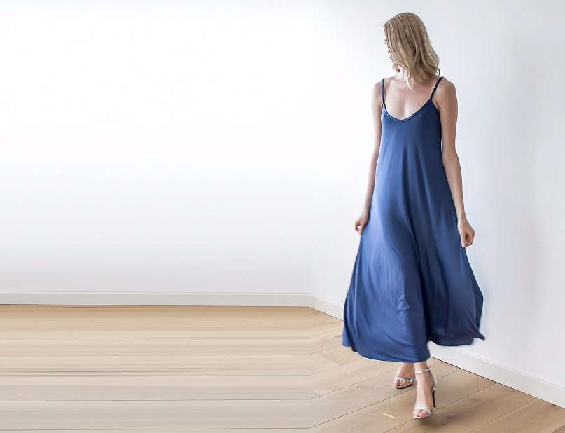 thin maxi dress